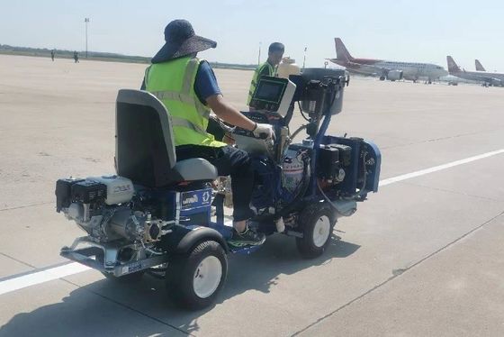 982 MMA+ BPO Equipamento de secagem rápida de linhas de pulverização de linhas para marcação de linhas aeroportuárias