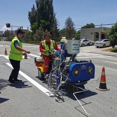 MMA + BPO 2K Airless Spraying Line Striper para High Way