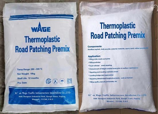 Melt Modified Asphalt Road Patching Premix For Repair Crack Leveling Bridge Deck Approaches (Prémix para reparação de rachaduras)
