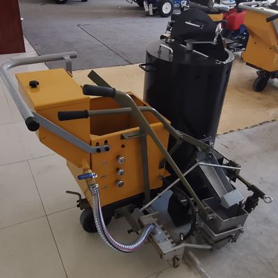 quality Máquina de marcação de linhas de estrada termoplástica de empuxo manual 120 kg Tanque factory
