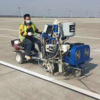 Booster Pushing 98 2 MMA BPO Two Components Line Striping Machine para Moving Mold