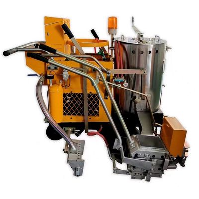 5.5HP gasolina termoplástico linha de máquina de striping velocidade em movimento 12km / h