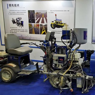 982 MMA + BPO 2K Máquina de Marcação de Linha de Pulverização de Seca Rápida para Aeroporto