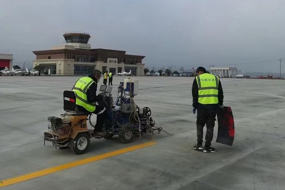 982 MMA+ BPO Equipamento de secagem rápida de linhas de pulverização de linhas para marcação de linhas aeroportuárias
