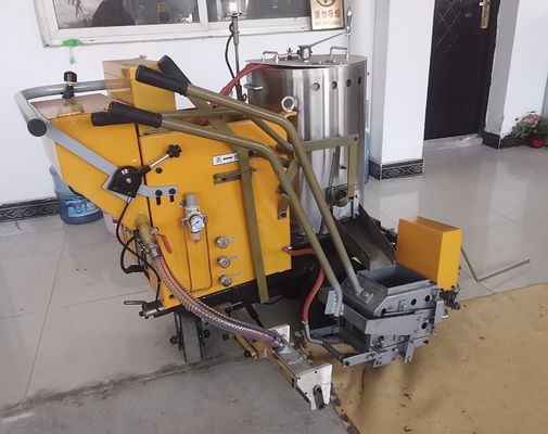 Máquina de pintura de linhas rodoviárias de vibração termoplástica a bateria para marcação de ruído