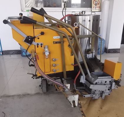 Máquina de marcação de estradas de linha de ruído convexa termoplástica a bateria