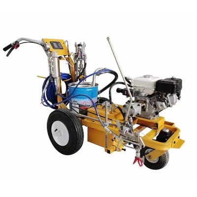 Máquina automática de pulverização sem ar de revestimento de pavimentos, máquina de marcação de linhas de estrada de arma única