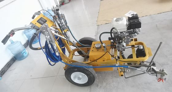 Máquina de limpeza de pavimentos de pintura a frio com arma única