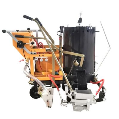 People  Pushing Thermoplastic Road Marking Machine- Different Size Shoe