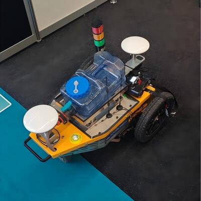 Robô / Máquina de Pré-marcação de Linhas Rodoviárias - Exibição na Intertraffic Amsterdam 2026 - Localização GPS
