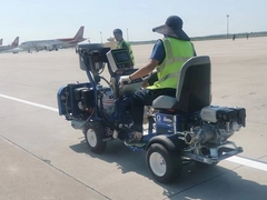 98 2 máquina de marcação rodoviária de dois componentes